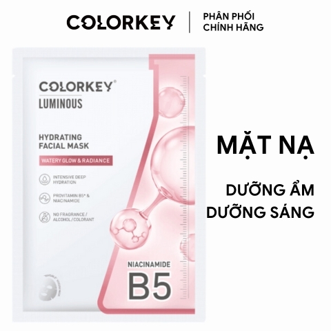 Mặt Nạ Dưỡng Ẩm Trắng Da Colorkey Luminous Hydrating Facial Mask