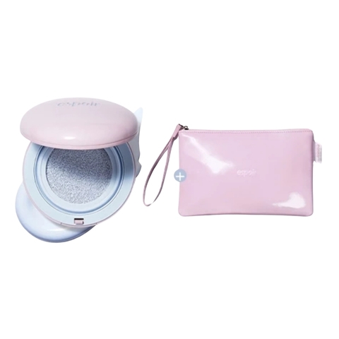(HSD 04/2027) Phấn Nước Chống Nắng Nâng Tone Espoir Dewlike Jello Tone Up SPF50+ 15g - Snow Blue [Kèm Túi Pouch]