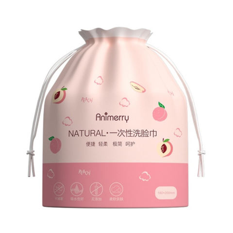 Khăn Giấy Khô Lau Mặt Cotton Animerry (Dạng Cuộn)