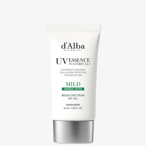 Kem Chống Nắng D'Alba UV Essence Waterfull+ Tone Up Green Correcting SPF50+ 50ml