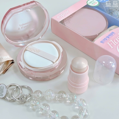(HSD 11/2027) Set Phấn Nước Espoir Be Glow Volume Cushion Flash Glow Edition SPF42 13g - 20 Vanilla