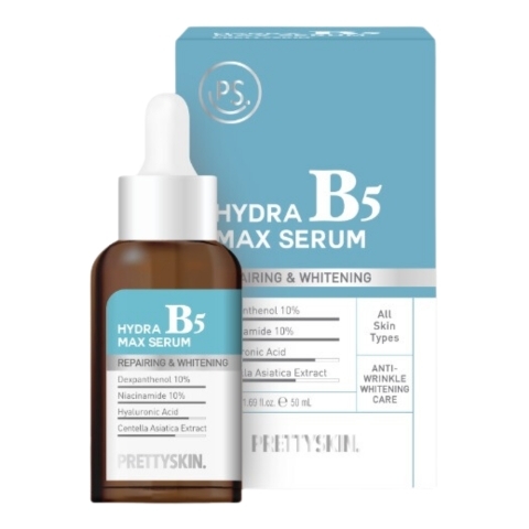 Tinh Chất PrettySkin Phục Hồi Và Dưỡng Trắng Da Hydra B5 Max Serum 50ml