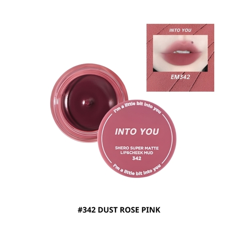 Son Kem Hũ Into You Shero Super Matte Lip & Cheek Mud (Nhập Khẩu) (Mẫu Mới) - 342