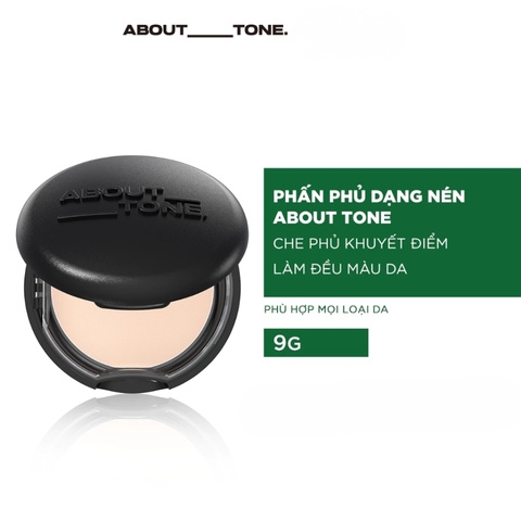Phấn Phủ Dạng Nén About Tone Blur Powder Pact (Đen) (Nhập Khẩu)