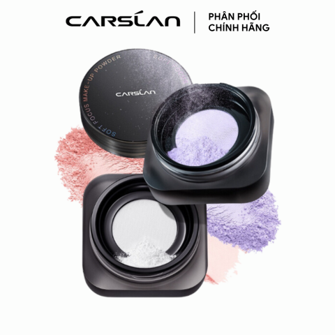 Phấn Phủ Carslan Soft Focus Make-Up Powder 8g (Vỏ Đen) (Bảng Trung)