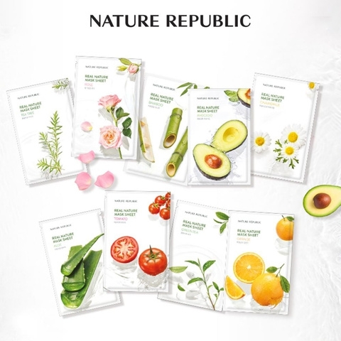 Mặt Nạ Giấy Nature Republic Real Nature