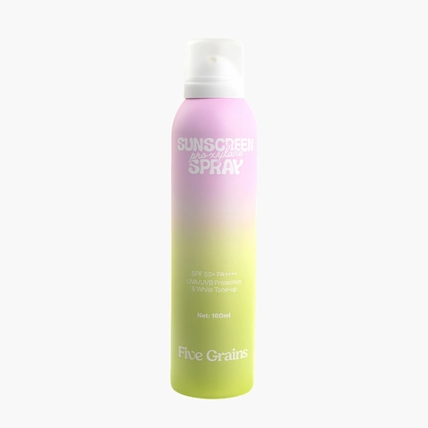 Xịt Chống Nắng Five Grains Pro-Xylane Sunscreen Spray SPF50+ 160ml