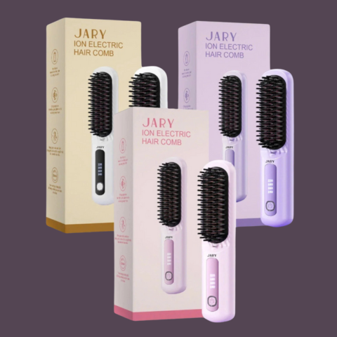 Lược Điện Chải Tóc Không Dây Ion Âm Jary Ion Electric Hair Comb