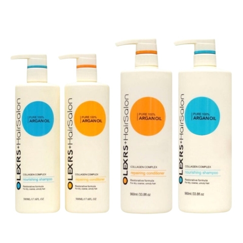 Bộ Dầu Gội Xả Olexrs Argan Oil Collagen Complex