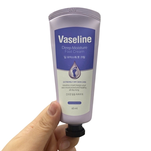 Kem Dưỡng Chân Vaseline Deep Moisture Foot Cream 60ml