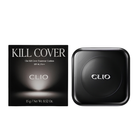 Phấn Nước 2 Lõi Che Phủ Mịn Clio Kill Cover Founwear Cushion SPF40+ 15g (Mẫu Mới)