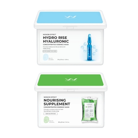 Mặt Nạ Dạng Rút Wonjin Effect Concentrated Essence Mask 350g (30 Miếng)