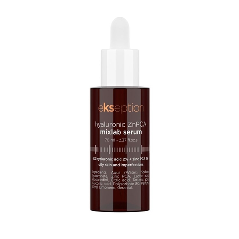 Tinh Chất Giúp Giảm Mụn, Giảm Dầu Nhờn Cho Da Ekseption Hyaluronic ZnPCA Mixlab 75ml