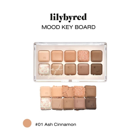 Bảng Phấn Mắt 10 Ô Lilybyred Mood Key Board