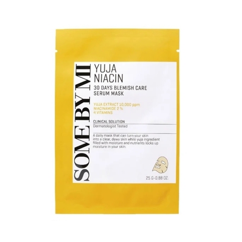 Mặt Nạ Dưỡng Sáng Da Some By Mi Yuja Niacin Serum Mask 25g