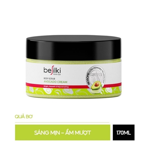 Tẩy Da Chết Toàn Thân Besilki Quả Bơ Body Scrub 170ml
