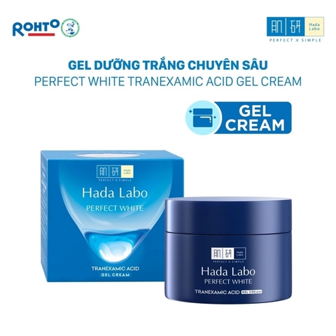 Gel Dưỡng Trắng Da Hada Labo Perfect White Tranexamic Acid Gel Cream 50g