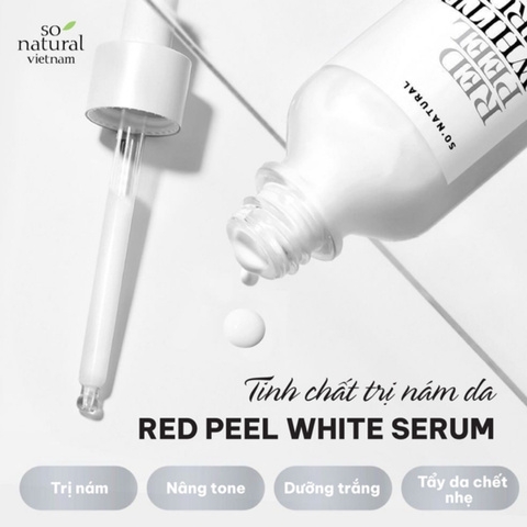 Tinh Chất Dưỡng Trắng Làm Đều Màu Da So Natural Red Peel White 35ml