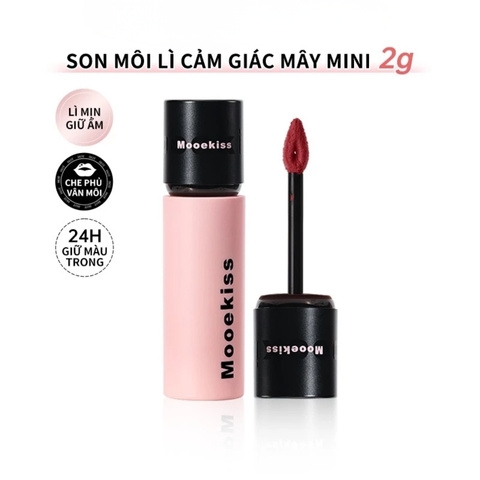 Son Kem Bùn Mịn Môi Mooekiss Velvet Lip Mud 3g
