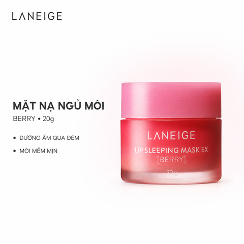 Mask Ngủ Môi Laneige Lip Sleeping Mask Ex Berry (Nhập Khẩu)