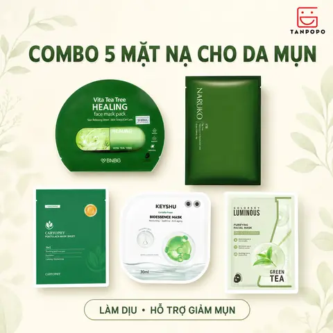 COMBO Mặt Nạ Cho Da Mụn