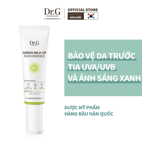 Kem Chống Nắng Hóa Học Dr.G Green Mild Up Sun Essence SPF50+
