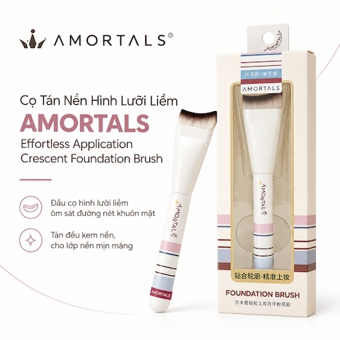 Cọ Tán Nền Hình Lưỡi Liềm Amortals Effortless Application Crescent Foundation Brush