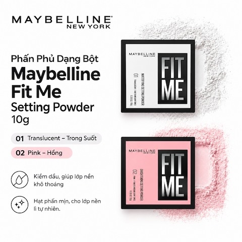 Phấn Phủ Dạng Bột Maybelline Setting Powder 10g