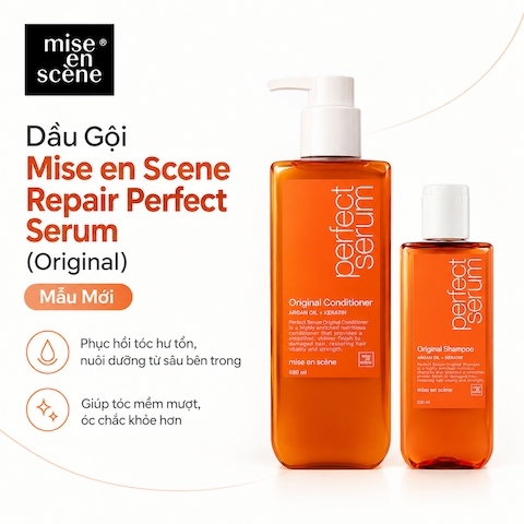 Dầu Gội Mise en Scene Repair Perfect Serum (Original) (Mẫu Mới)