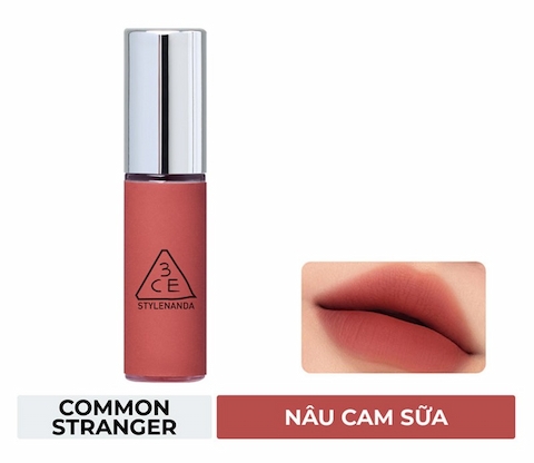 (Mini) Son Kem Mini 3CE Hazy Lip 1.6g - Common Stranger