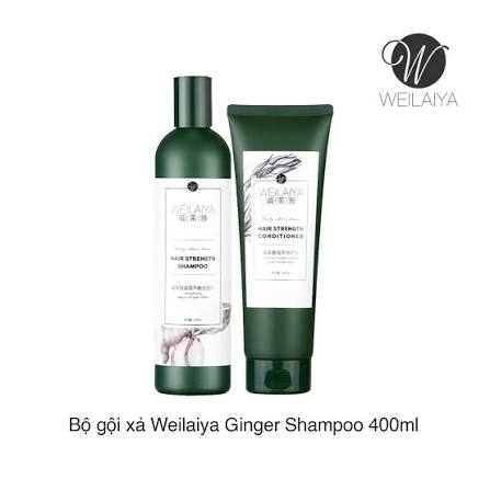 Bộ Gội Xả Weilaiya Ginger Shampoo (Tem Trắng)