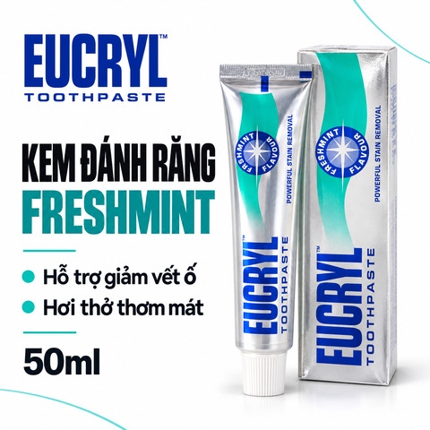 Kem Đánh Trắng Răng Eucryl 50ml