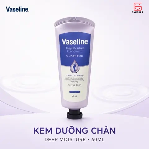 Kem Dưỡng Chân Vaseline Deep Moisture Foot Cream 60ml
