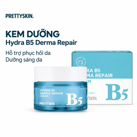 Kem Dưỡng Prettyskin Phục Hồi Và Dưỡng Trắng Da Hydra B5 Derma Repair 52ml