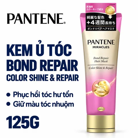Kem Ủ Tóc Pantene Miracles Bond Repair Color Shine & Repair Hair Mask 125g