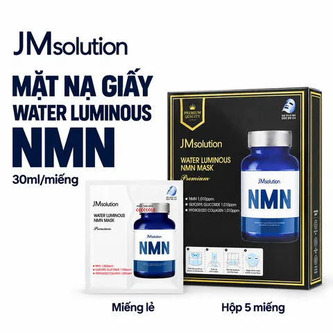 Mặt Nạ Giấy JM Solution Water Luminous NMN Moisturizing Mask 30ml
