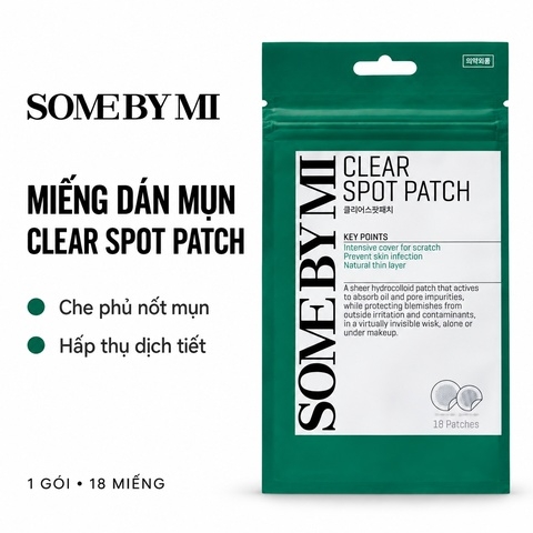 Miếng Dán Trị Mụn Some By Mi Clear Spot Patch (Mẫu Mới)
