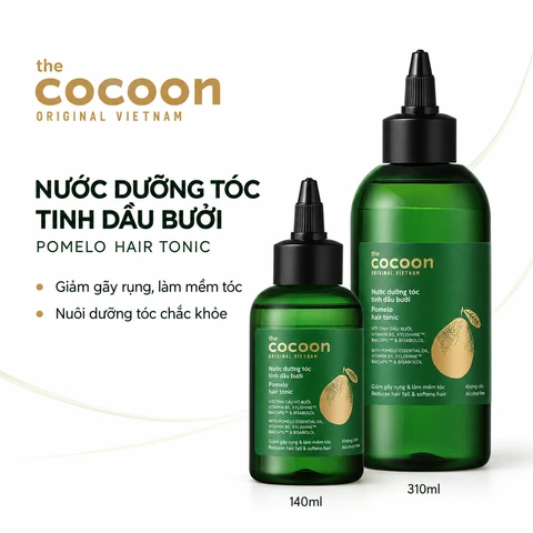Nước Dưỡng Tóc Tinh Dầu Bưởi Cocoon Pomelo Hair Tonic