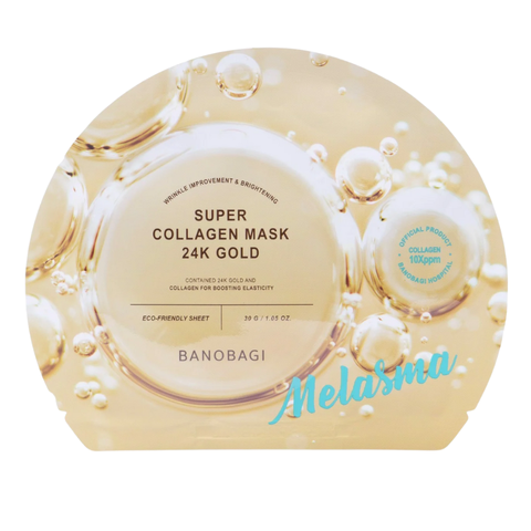 Mặt Nạ Ngừa Lão Hóa Banobagi Super Collagen Mask 24K Gold 30g (Nhập Khẩu)