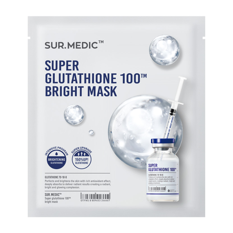 Mặt Nạ Giấy Truyền Trắng Căng Bóng Da Sur.Medic+ Super Glutathione Bright Mask 30g