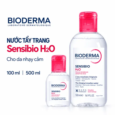 Tẩy Trang Bioderma Cho Da Nhạy Cảm Sensibio H2O (Mẫu Mới)