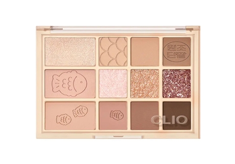 Bảng Phấn Mắt 12 Ô Clio Shade & Shadow Palette - 04 Original Red Bean (HSD 10/2026)
