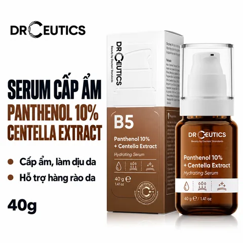 Serum Cấp Ẩm Và Phục Hồi Da DrCeutics Panthenol 10% + Centella Extract Hydrating 40g