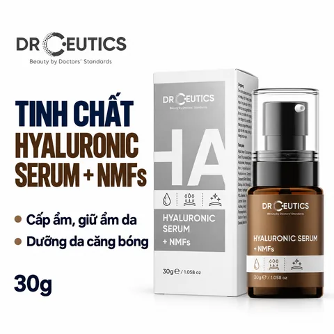 Tinh Chất Cấp Ẩm Căng Bóng Da DrCeutics HA Hyaluronic Serum + NMFs 30ml