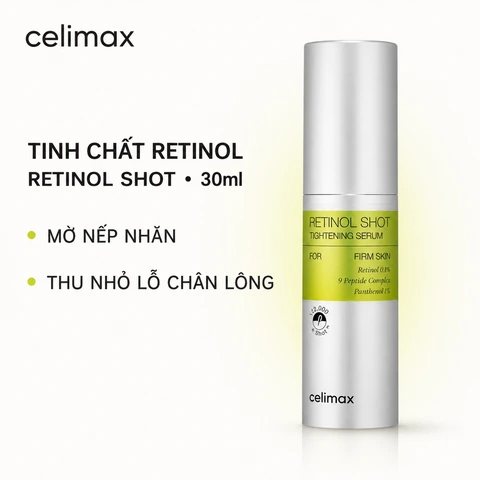 Tinh Chất Celimax Dưỡng Mờ Thâm Nám The Vita A Retinol Shot Tightening 30ml