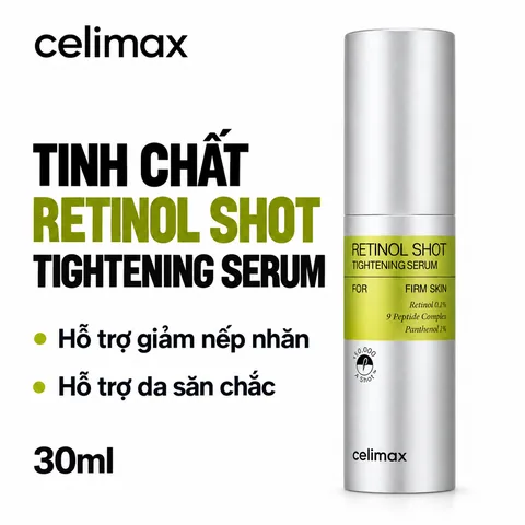 Tinh Chất Celimax Dưỡng Mờ Thâm Nám The Vita A Retinol Shot Tightening 30ml