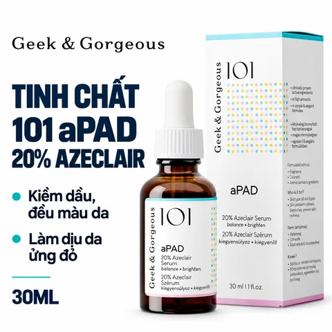 Tinh Chất Geek & Gorgeous 101 aPAD 20% Azeclair 30ml