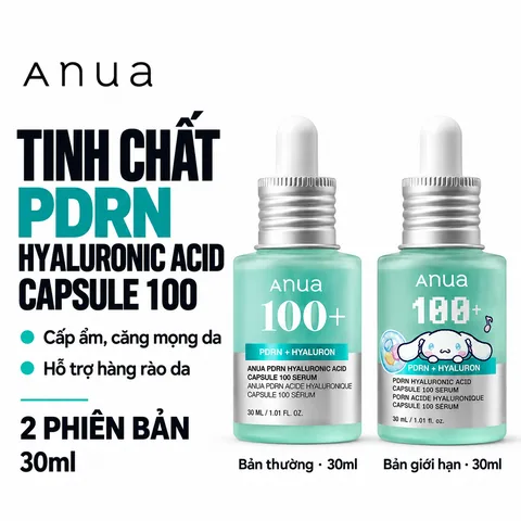 Tinh Chất Giúp Trẻ Hóa Da Anua PDRN Hyaluronic Acid Capsule 100