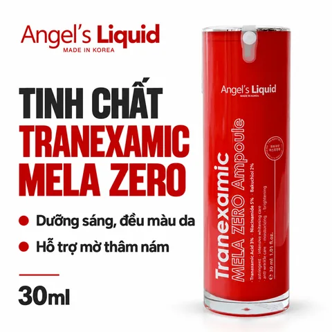 Tinh Chất Mờ Nám Chuyên Biệt Angel's Liquid Tranexamic Mela Zero Ampoule 30ml (Đỏ)