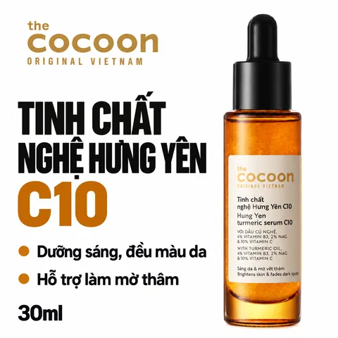 Tinh Chất Nghệ Hưng Yên Cocoon Turmeric C10 30ml (Mẫu Mới)